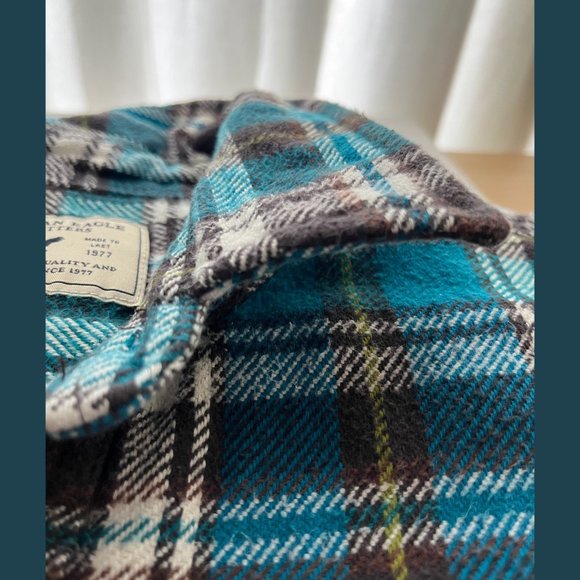 "American Eagle" Blue Shacket - Picture 3 of 5